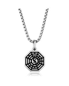 JCE1981 High polished (no plating) Stainless Steel Necklace with No Stone